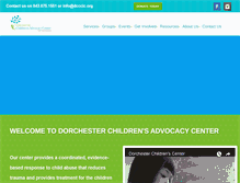 Tablet Screenshot of dorchesterchildren.org